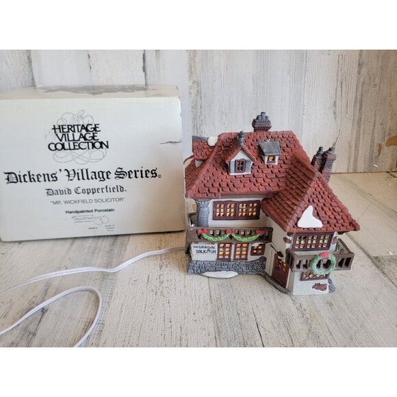 Dept 56 55506 Mr. Wickfield Solicitor heritage village accessory xmas - Picture 1 of 9